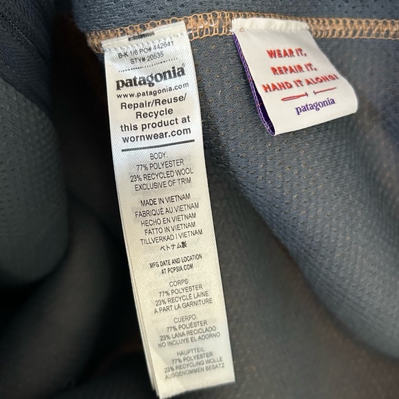 Patagonia Natural Blend Retro Cardigan Jacket Women’s Small Men’s XS - Picture 10 of 13